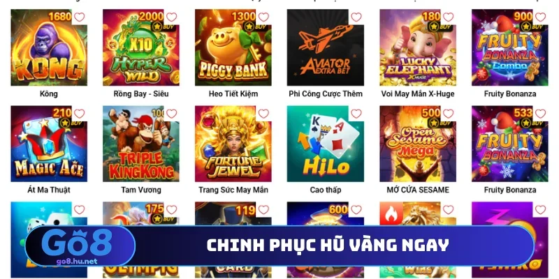 Chinh phục hũ vàng ngay