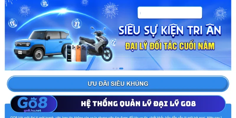 Hệ thống quản lý đại lý Go8