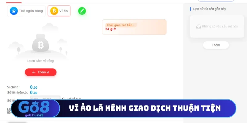 Ví ảo là kênh giao dịch thuận tiện